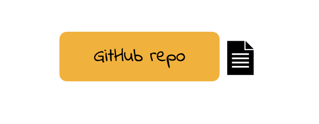 An orange box labeled "GitHub repo" next to a black document icon.